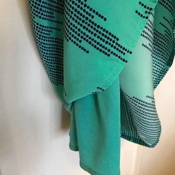 Peach Love Cali Green Patterned Flowy Dress - S - Picture 5 of 5